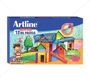 Artline Oil Pastels 12 Shades by StatMo.in