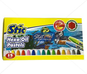 Stic Colorstix Hexa Oil Pastels 12 Color Set by StatMo.in