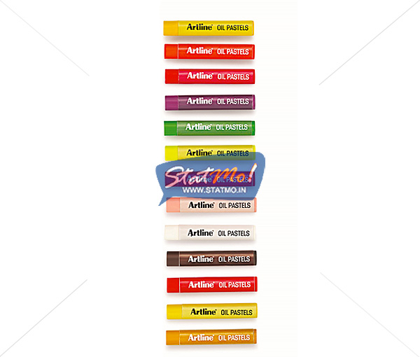 Artline Oil Pastels 15 Shades by StatMo.in