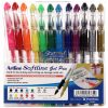 Artline Softline Gel Pen in 12 Colors Pack by StatMo.in