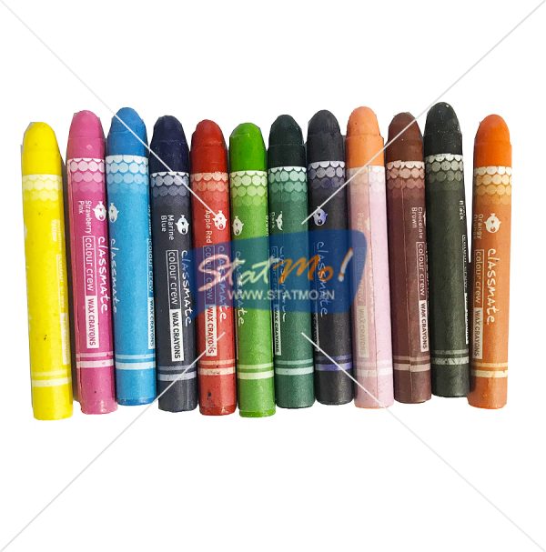 Classmate Wax Crayons 12 Shades by StatMo.in