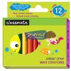 Classmate Wax Crayons Long 12 Shades by StatMo.in