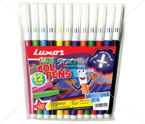 Luxor 12 Color Sketch Pens Assorted Colours by StatMo.in