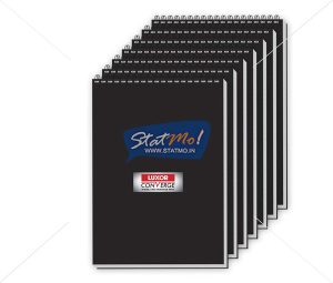 Luxor A7 Sprial Single Ruled Notebook by StatMo.in