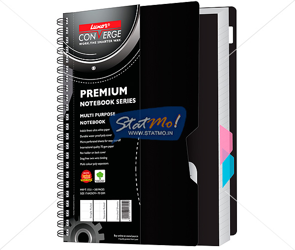 Luxor B5 Multi Purpose Notebook by StatMo.in