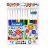 Luxor Sketch Pens 12 Assorted Colours by StatMo.in