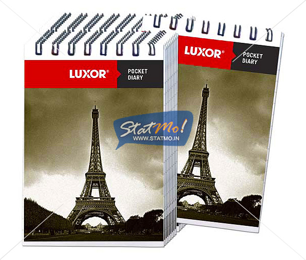 Luxor A7 Pocket Diary Single Ruled Notebook by StatMo.in