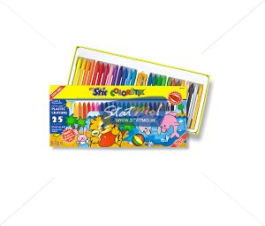 Stic Colorstix Plastic Crayons 25 Shades by StatMo.in