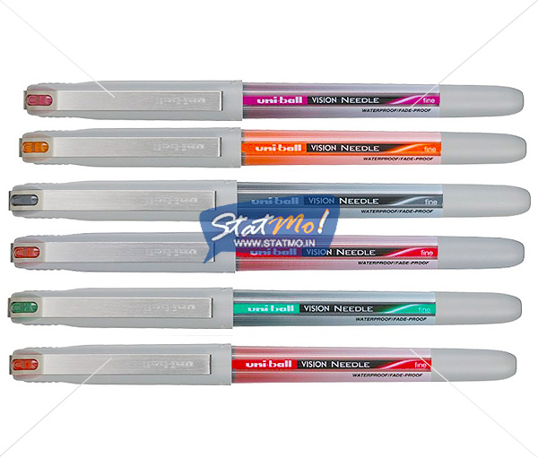 Uniball Vision Needle Roller Pen by StatMo.in