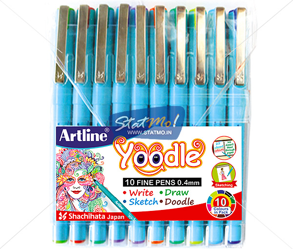 Artline Yoodle Fine Pens Assorted Colours by StatMo.in