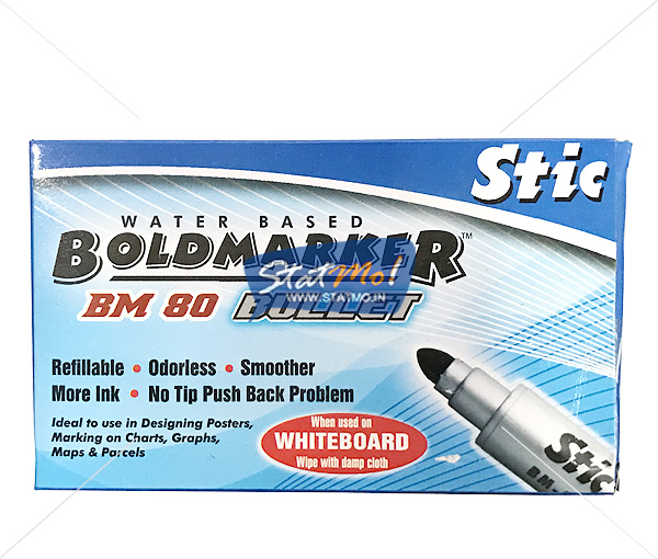 Stic Water Based Bullet Bold Marker by StatMo.in