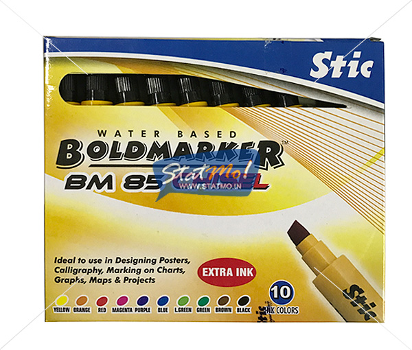 Stic Water Based Chisel Markers by StatMo.in