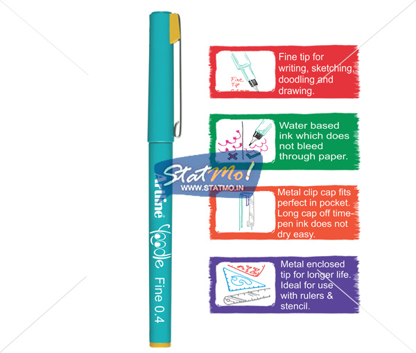 Artline Yoodle Fine Pens Assorted Colours by StatMo.in