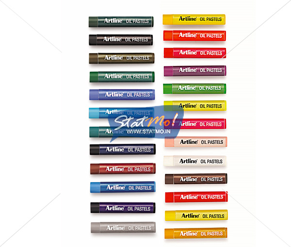 Artline Oil Pastels 25 Shades by StatMo.in