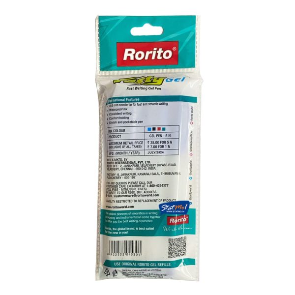 Rorito Fasty Gel Pen by StatMo.in