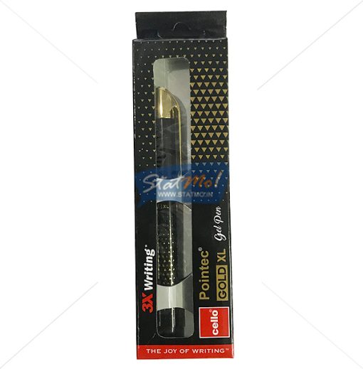 Cello Pointec Gold XL Gel Pen by StatMo.in