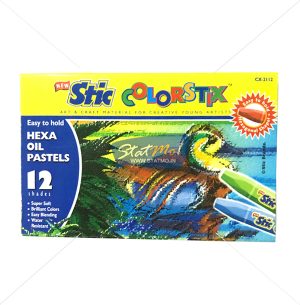 Stic Colorstix Hexa Oil Pastels 12 Shades by StatMo.in