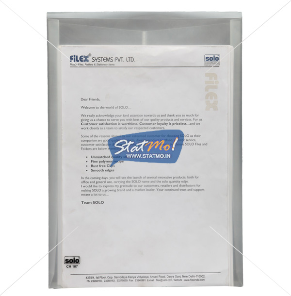 Solo Document Envelope by StatMo.in