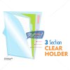 Solo 3 Section Clear Holder by StatMo.in