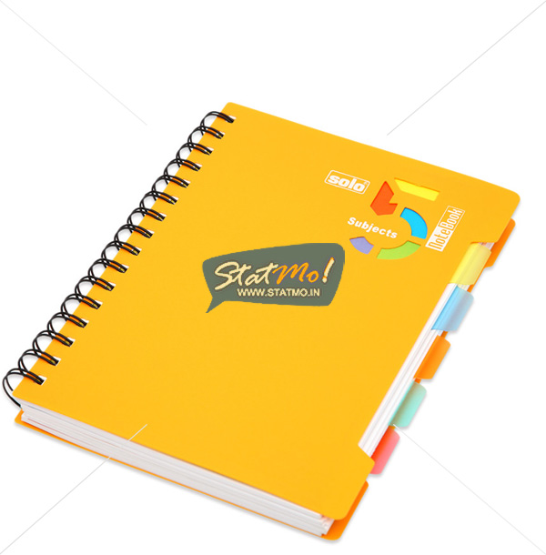 Solo 5 Subjects Executive Notebook B5 by StatMo.in