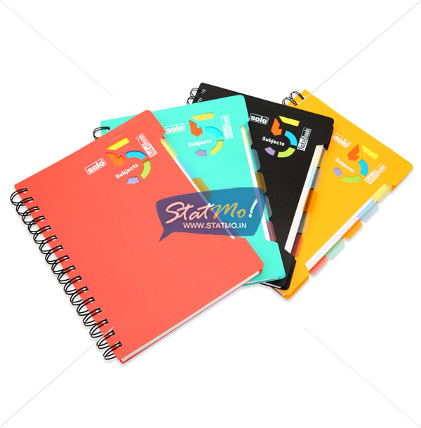 Solo 5 Subjects Executive Notebook B5 by StatMo.in