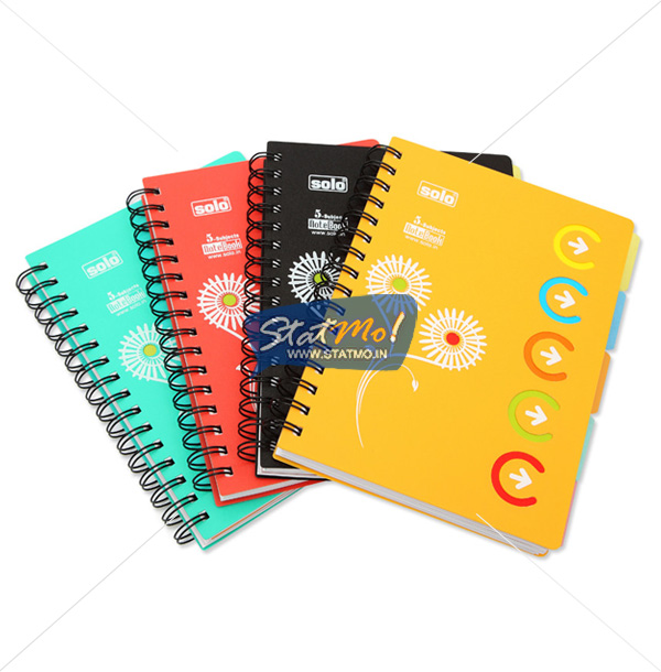 Solo 5-Subjects Notebook by StatMo.in