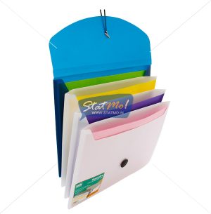 Solo QuadPro 4 Section Expanding Folder F/C by StatMo.in