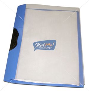 Solo Report Cover File A4 Swing Clip Transparent Top by StatMo.in