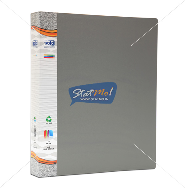 Solo Ring Binder 4-D Ring A4 by StatMo.in