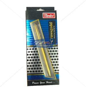 Montex Crossword Gold Metal Ball Pen by StatMo.in