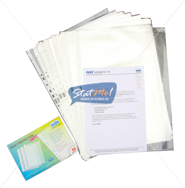 Solo Sheet Protector A3 by StatMo.in