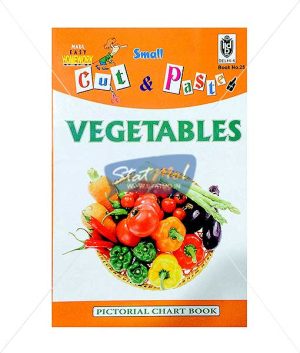 Cut and Paste Vegetables Picture Booklet by StatMo.in