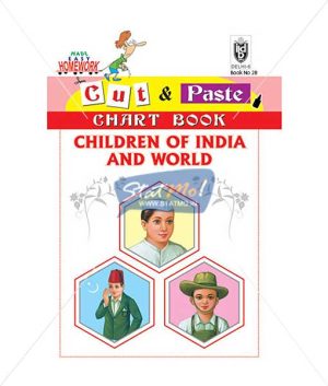 Cut and Paste Children of India and world Picture Booklet by StatMo.in