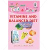 Cut and Paste Vitamins and Balanced Diet Picture Booklet by StatMo.in