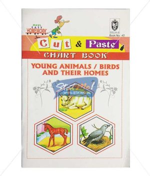 Cut and Paste Young Animals / Birds and Their Homes Picture Booklet by StatMo.in