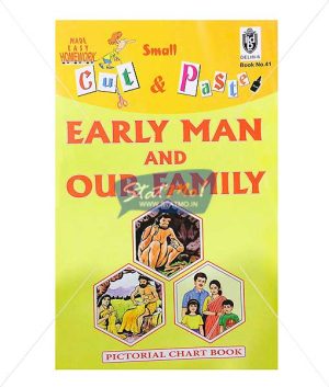 Cut and Paste Early Man and Our Family Picture Booklet by StatMo.in