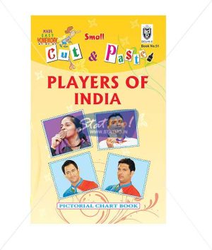 Cut and Paste Players of India Picture Booklet by StatMo.in