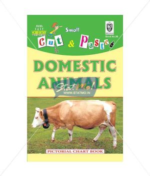 Cut and Paste Domestic Animals Picture Booklet by StatMo.in