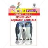 Cut and Paste Fishes and Aquatic Animals Picture Booklet by StatMo.in