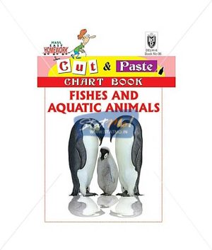 Cut and Paste Fishes and Aquatic Animals Picture Booklet by StatMo.in