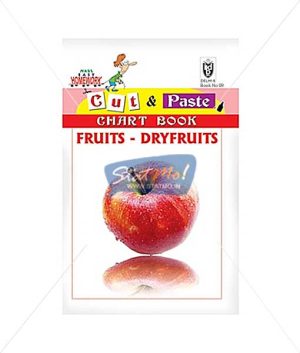 Cut and Paste Fruits Dryfruits Picture Booklet by StatMo.in