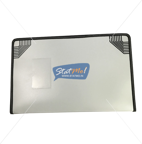 Securex Clear Display Book Zipper 20 Pockets FC by StatMo.in