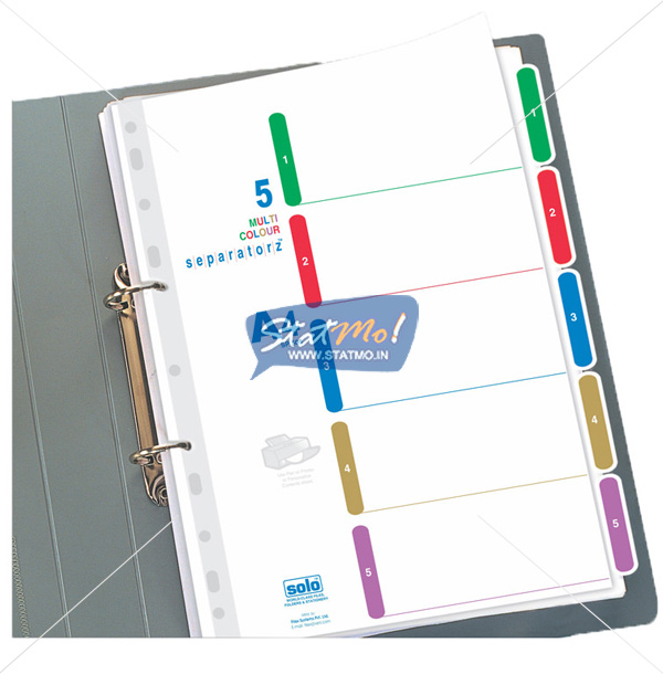 Solo Separatorz A4 Index by StatMo.in
