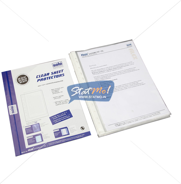 Solo Sheet Protector Silver 140 by StatMo.in