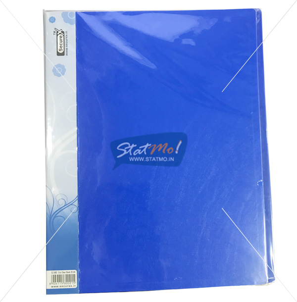 Securex Clear Display Book 2D Pockets A4 by StatMo.in