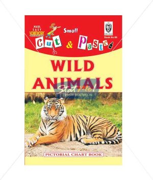 Cut and Paste Wild Animals Picture Booklet by StatMo.in