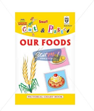 Cut and Paste Our Foods Picture Booklet by StatMo.in