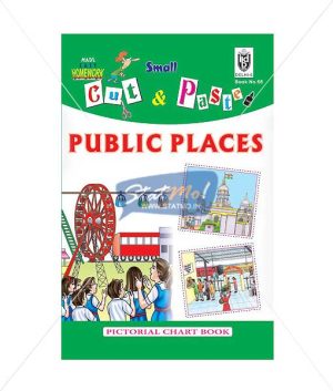 Cut and Paste Public Places Picture Booklet by StatMo.in