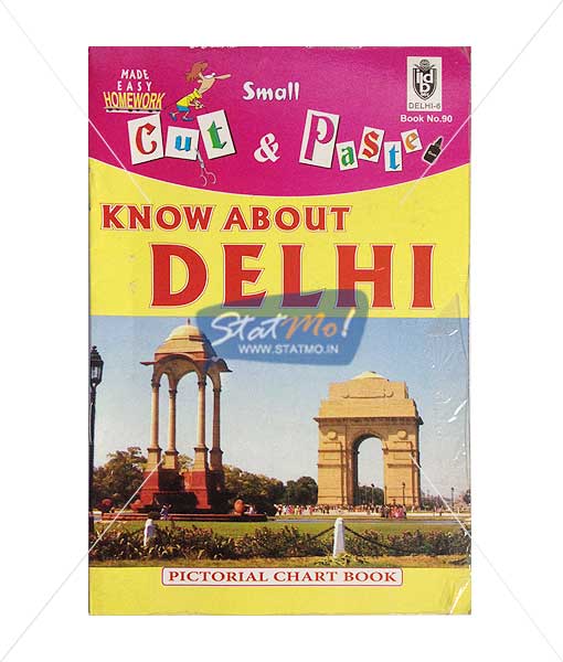 Cut and Paste Know About Delhi Picture Booklet by StatMo.in