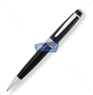 Cross Bailey Black Lacquer Ballpoint Pen by StatrMo.in